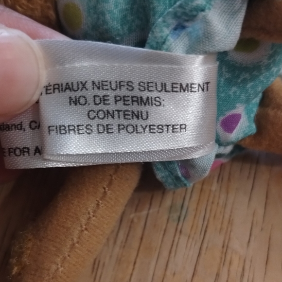 Five Little Monkeys Finger Puppet Replacement Plush in Polka Dot Blue Dress 5in - Picture 12 of 12